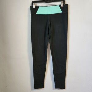 PINK‎ Yoga Victoria's Secret Leggings High Waist Athletic Black Mint Green M
